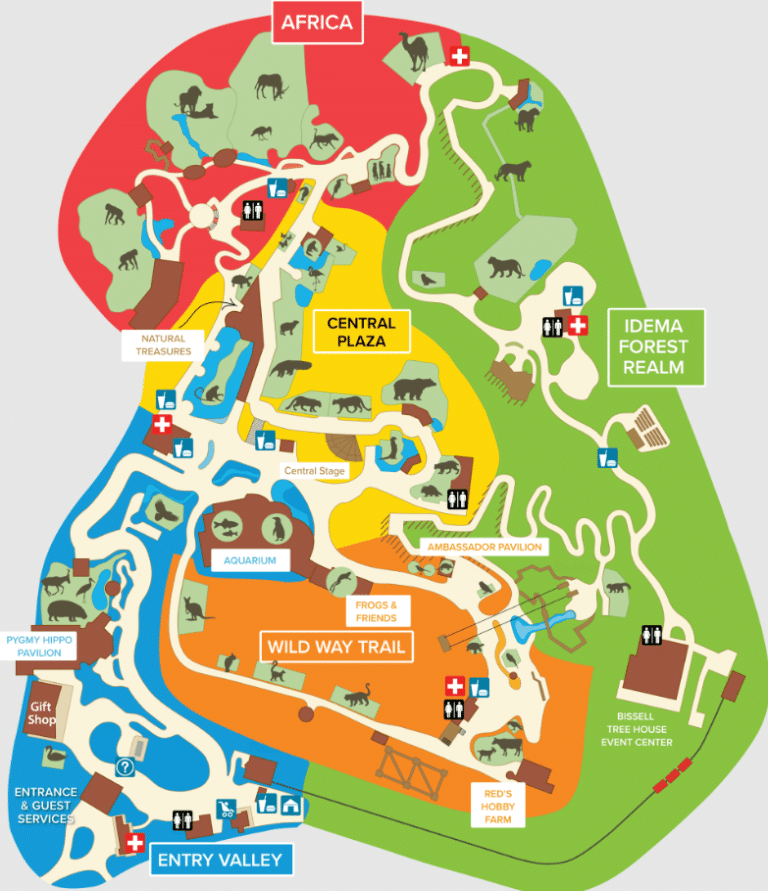 John Ball Zoo Map and Brochure (2025 – 2022)