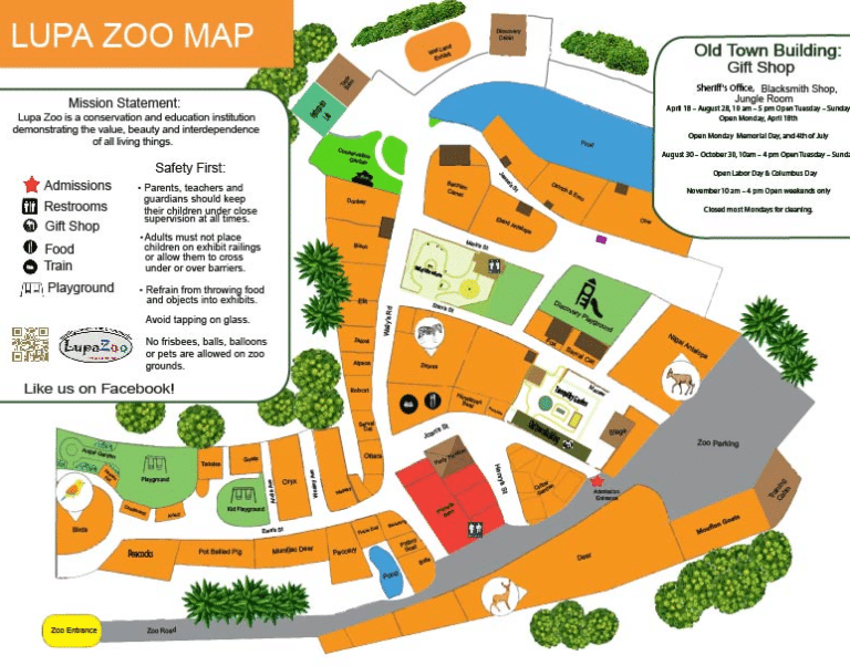 Lupa Zoo Map and Brochure (2025 – 2013)