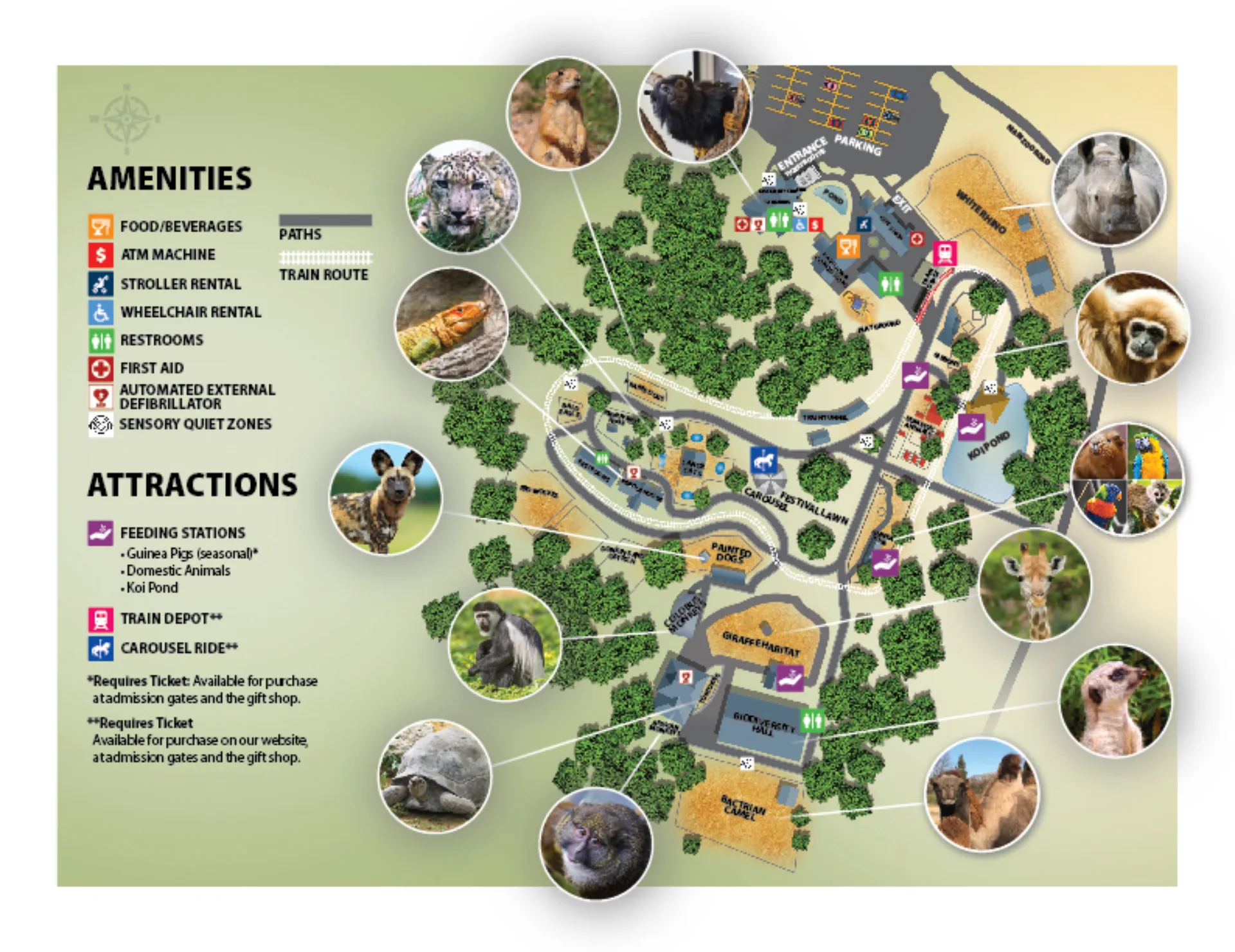 Niabi Zoo Map 2025