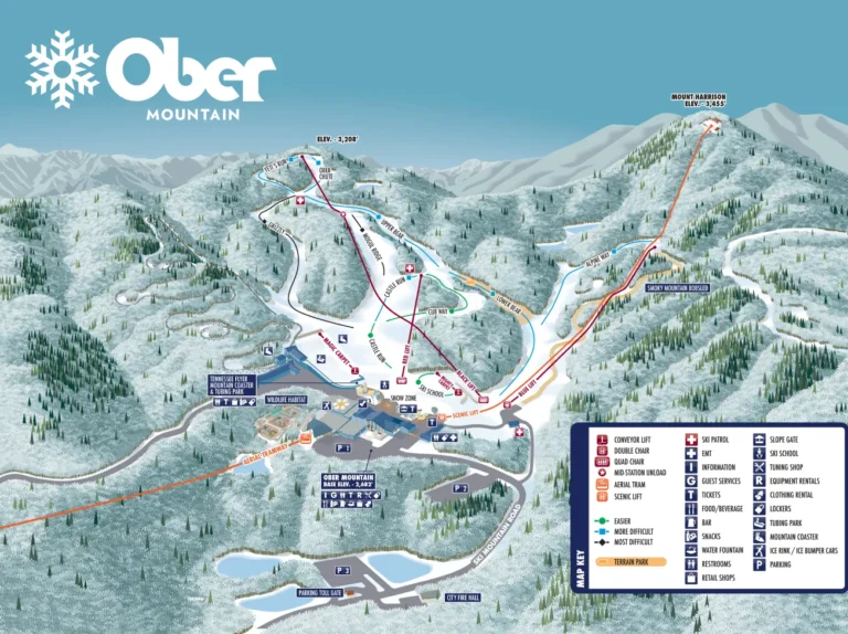 Ober Gatlinburg Map 2024