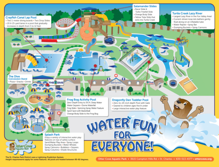 Otter Cove Aquatic Park Map and Brochure (2022 – 2025)