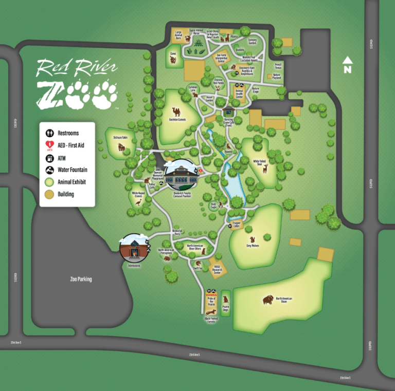 Red River Zoo Map and Brochure (2023)