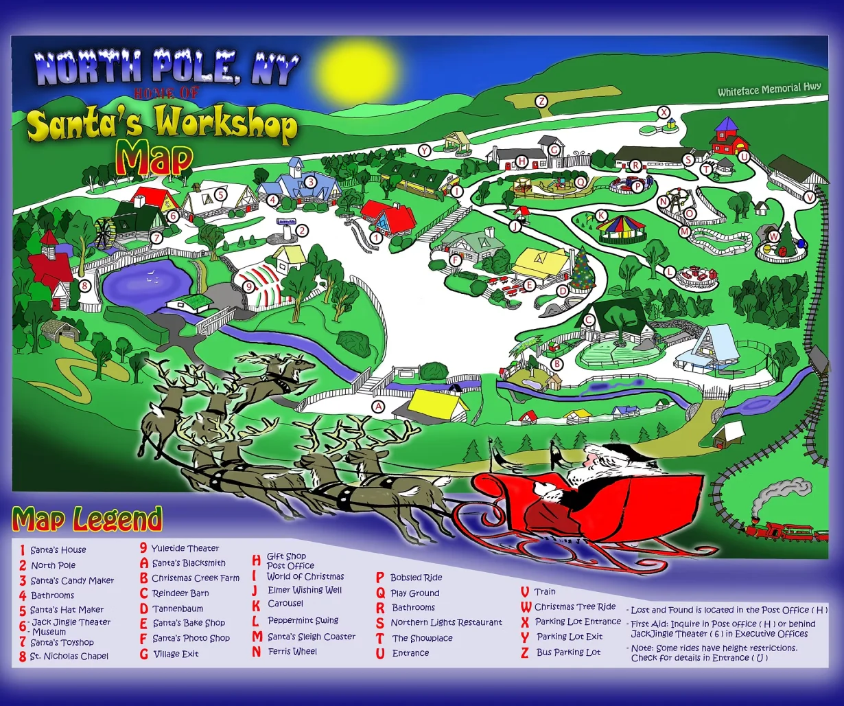 Santa's Workshop Map 2025