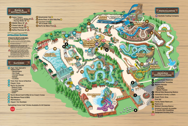 Silver Dollar City White Water Map 2026 PDF