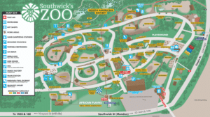 Southwick's Zoo Map and Brochure (2024 - 2021) ThemeParkBrochures