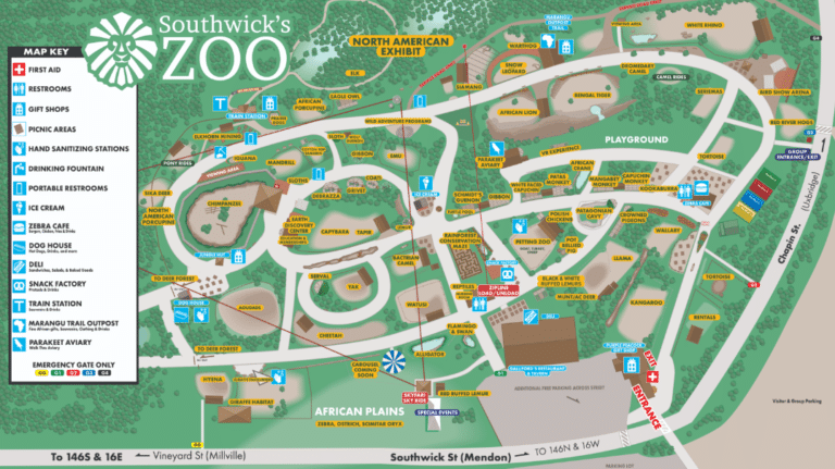 Southwick’s Zoo Map and Brochure (2024 – 2021)