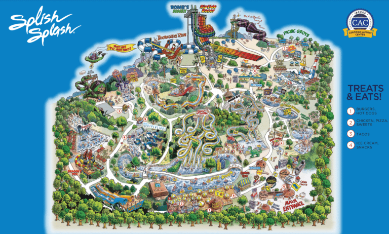 Splish Splash Water Park Map and Brochure (2025 – 2021)