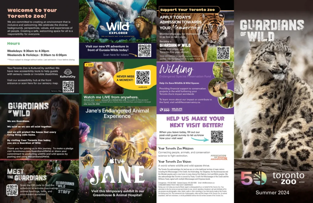 Toronto Zoo Brochure 2024