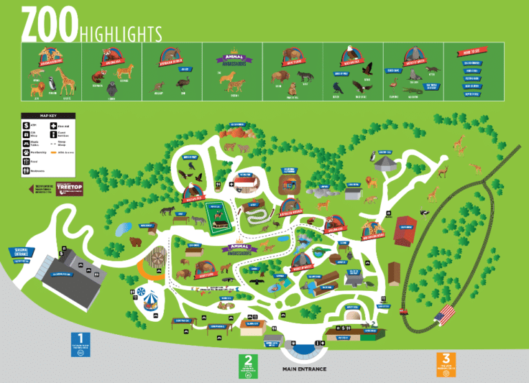 Turtle Back Zoo Map and Brochure (2025 – 2013)
