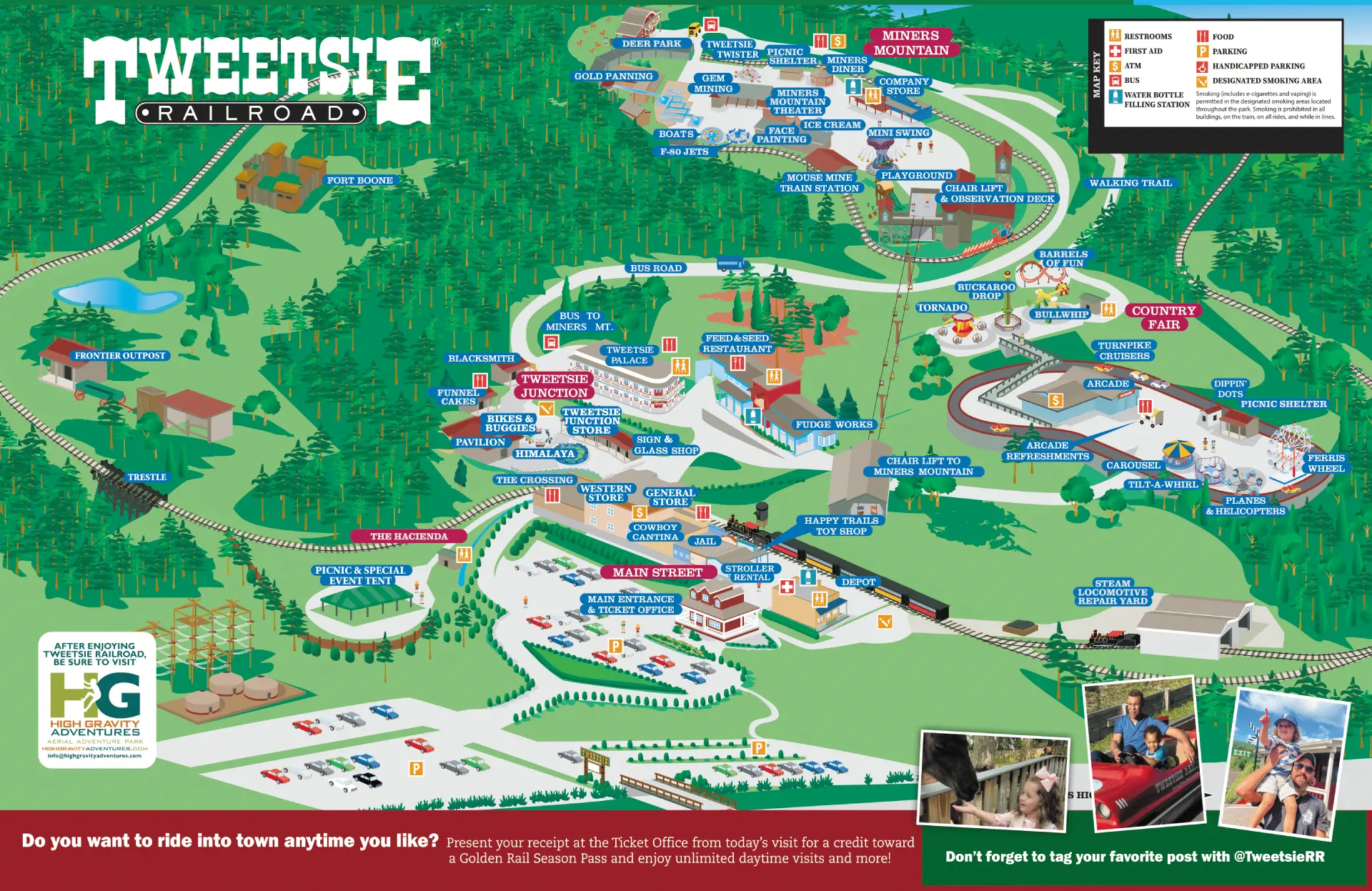 Tweetsie Railroad Map 2025