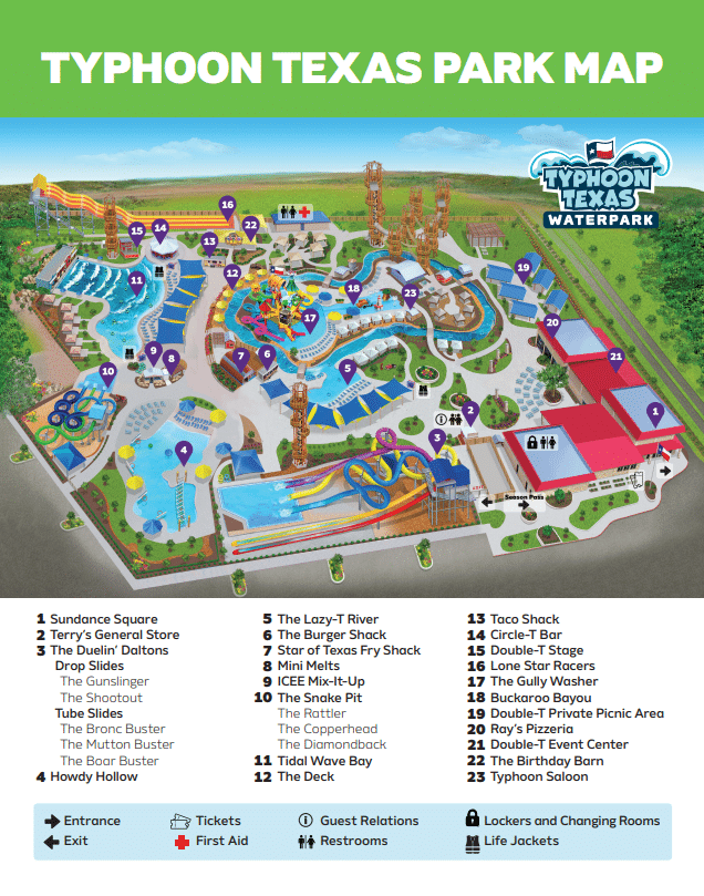 Typhoon Texas Waterpark Austin in Texas