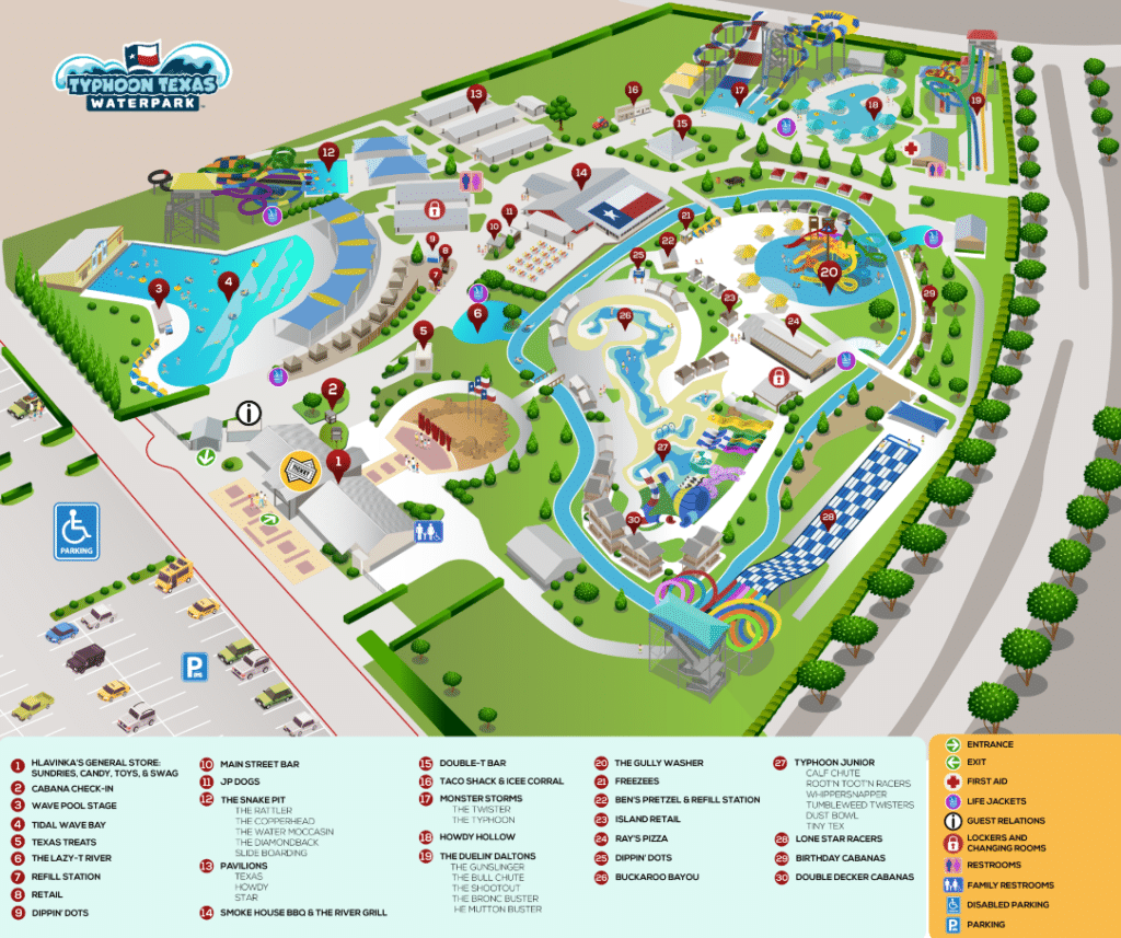 Typhoon Texas Waterpark Houston in Texas