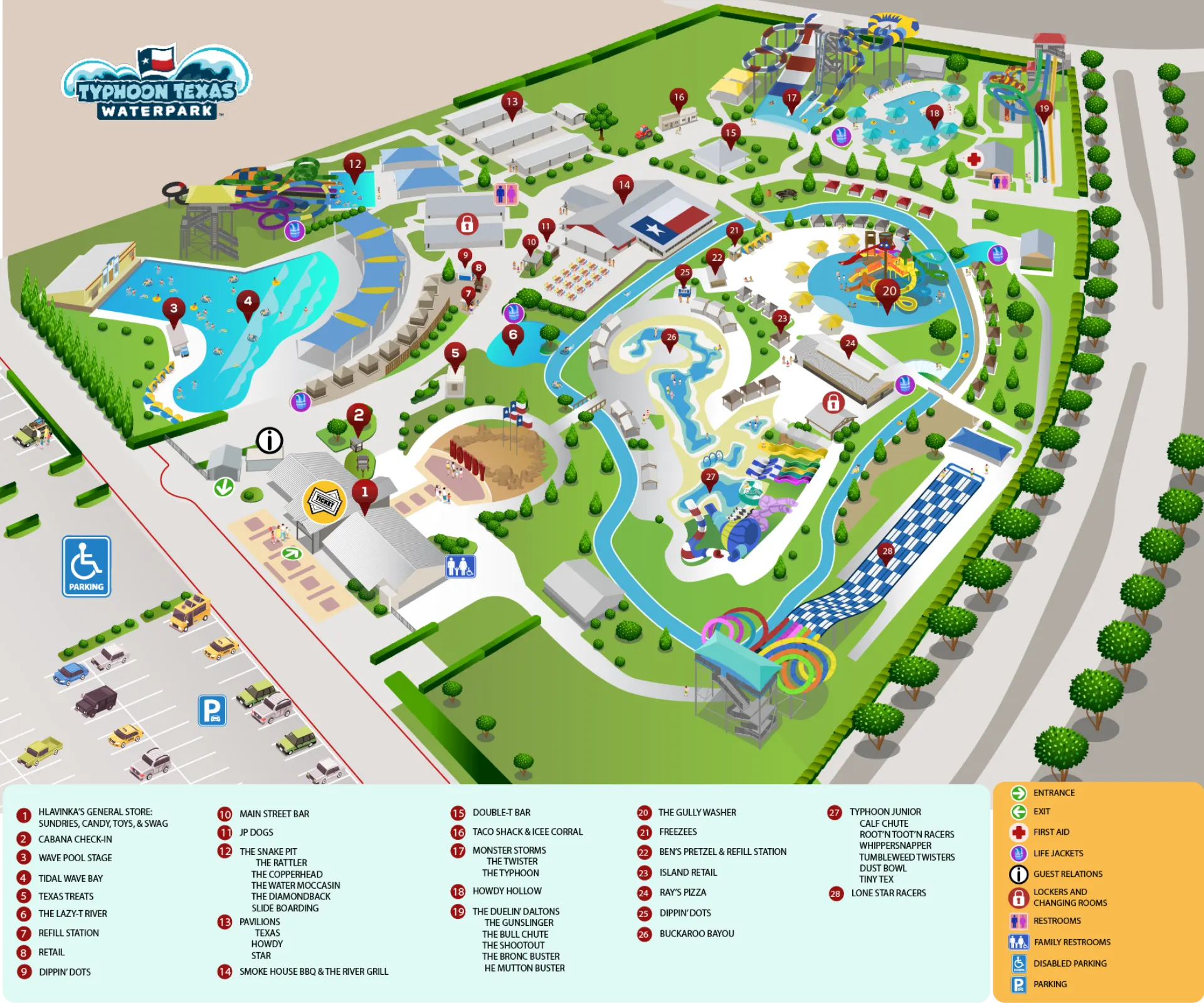 Typhoon Texas Houston Map 2025