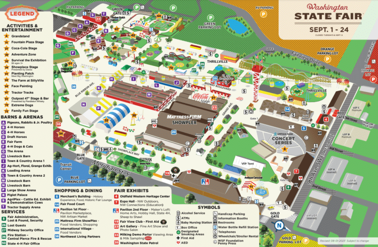 Washington State Fair Map and Brochure (2016 – 2024)