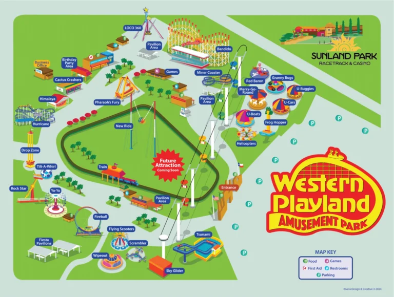Western Playland Map 2025