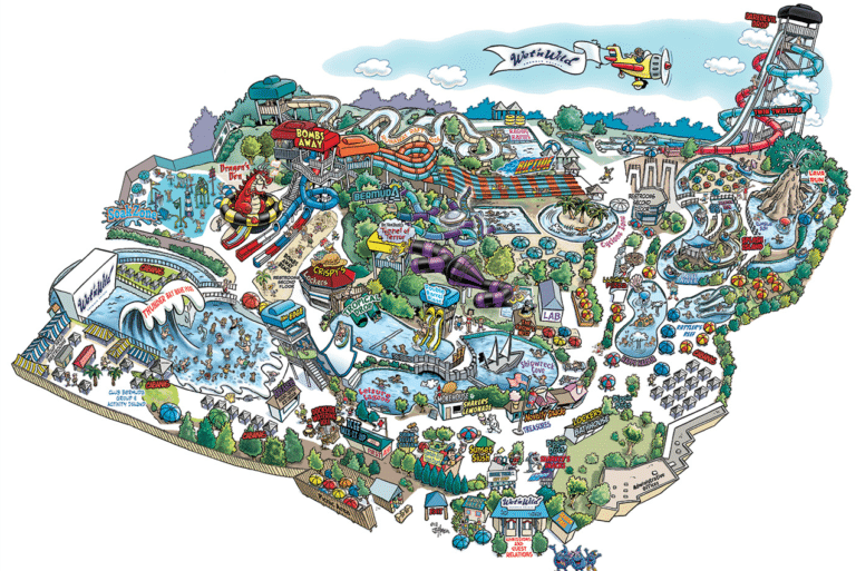 Wet’n Wild Emerald Pointe Map and Brochure (2025 – 2018)