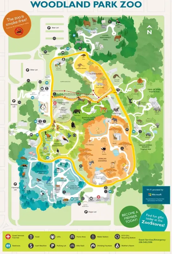 Woodland Park Zoo Map 2024