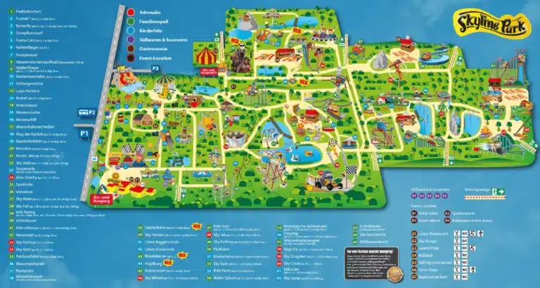 Allgäu Skyline Park Map 2020