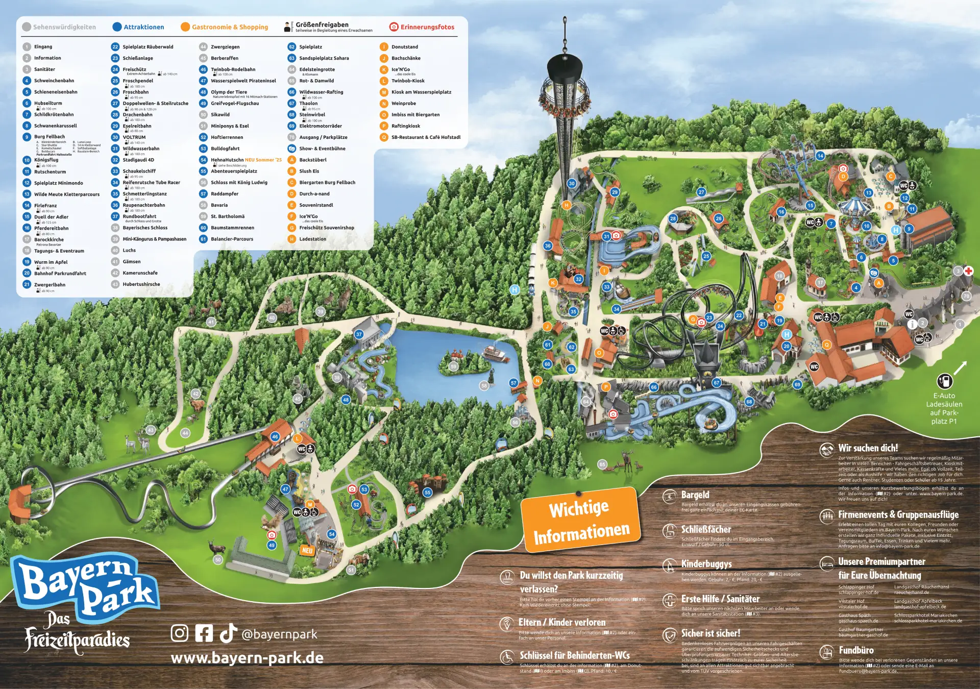 Bayern Park Map 2025-1