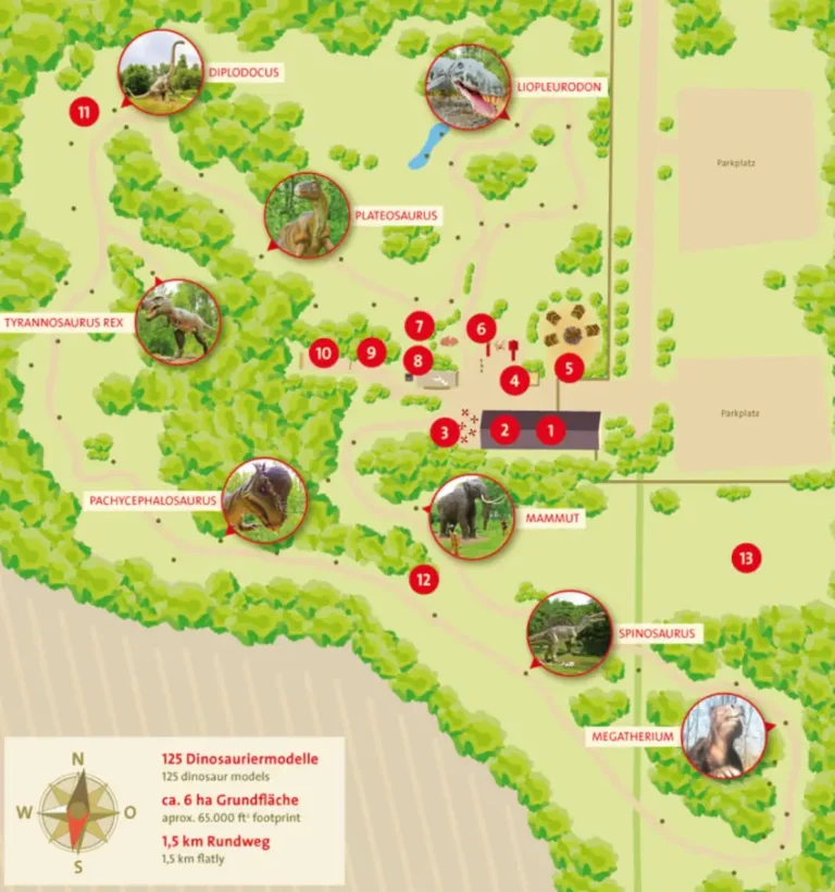 Dinosaur Land Map 2023
