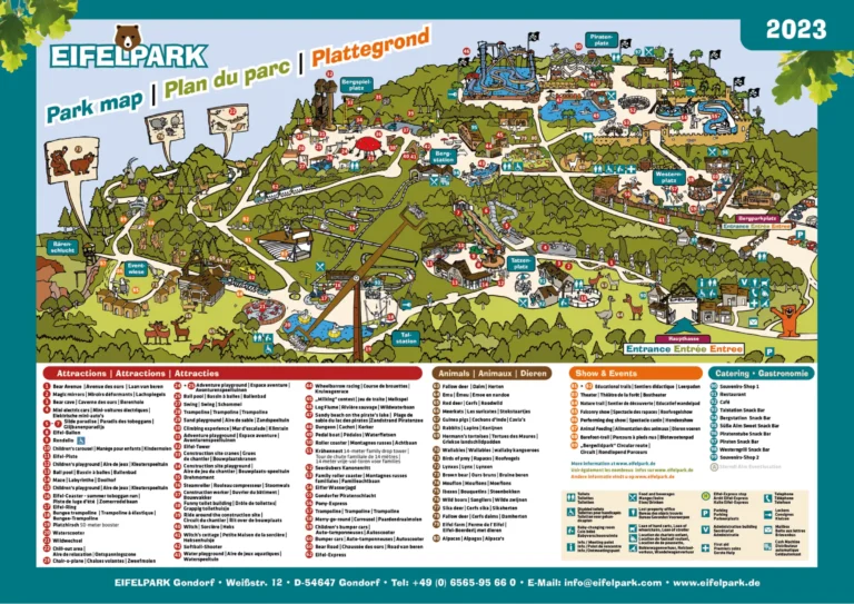 Eifelpark Map 2023