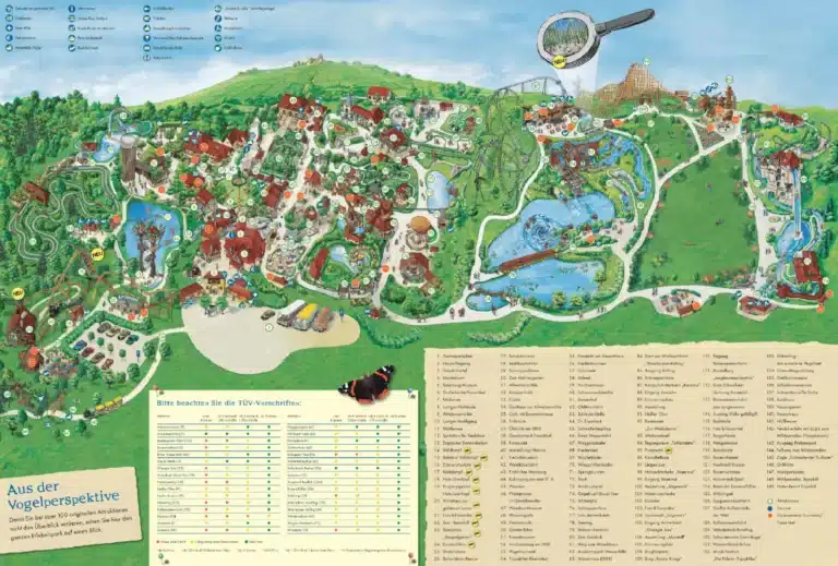 Erlebnispark Tripsdrill Map 2023