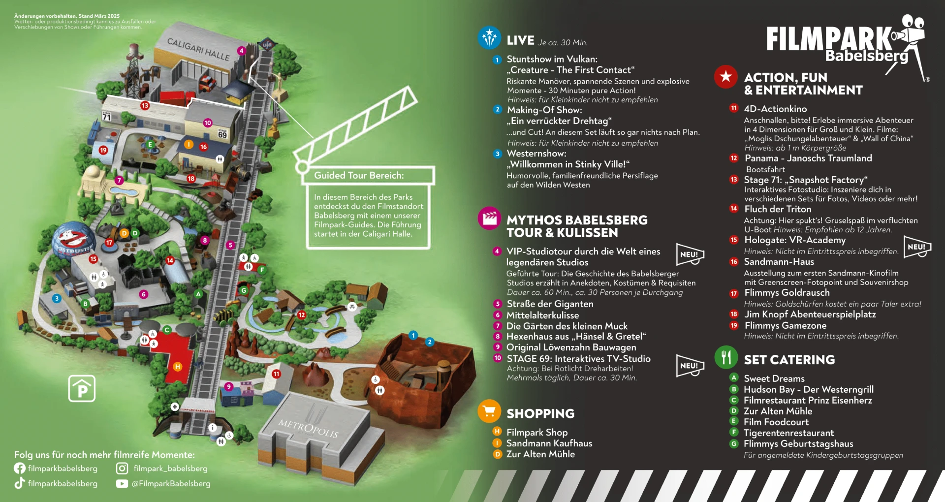 Filmpark Babelsberg Map 2025-1