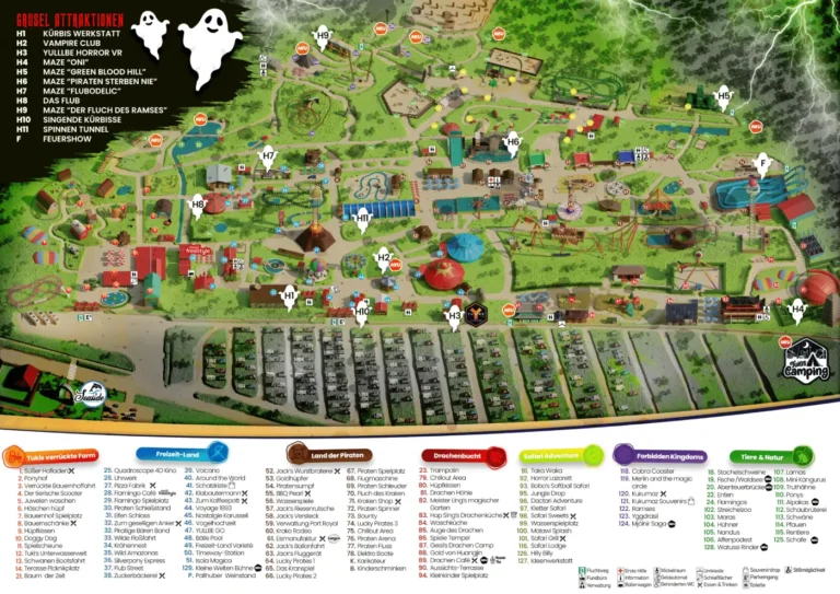 Freizeit-Land Geiselwind Halloween Map 2024-1