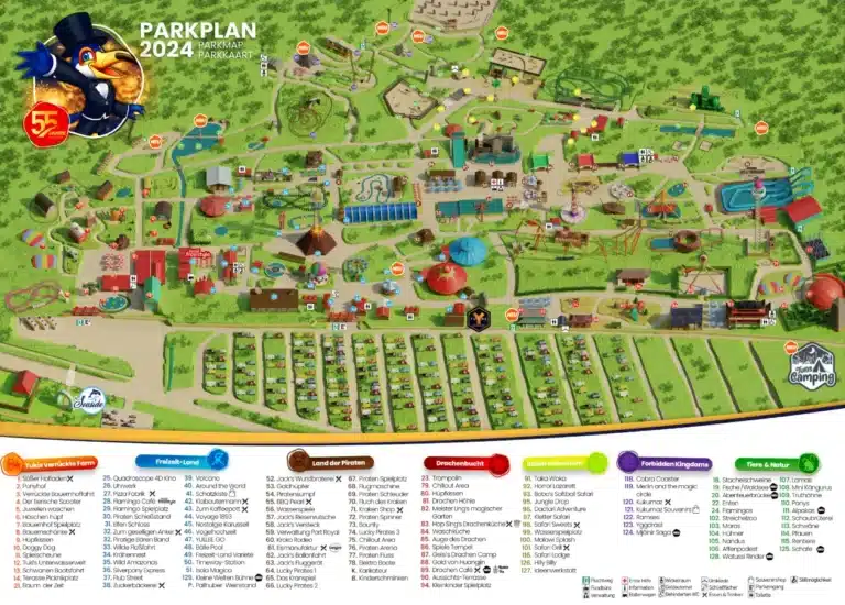 Freizeit-Land Geiselwind Map 2024