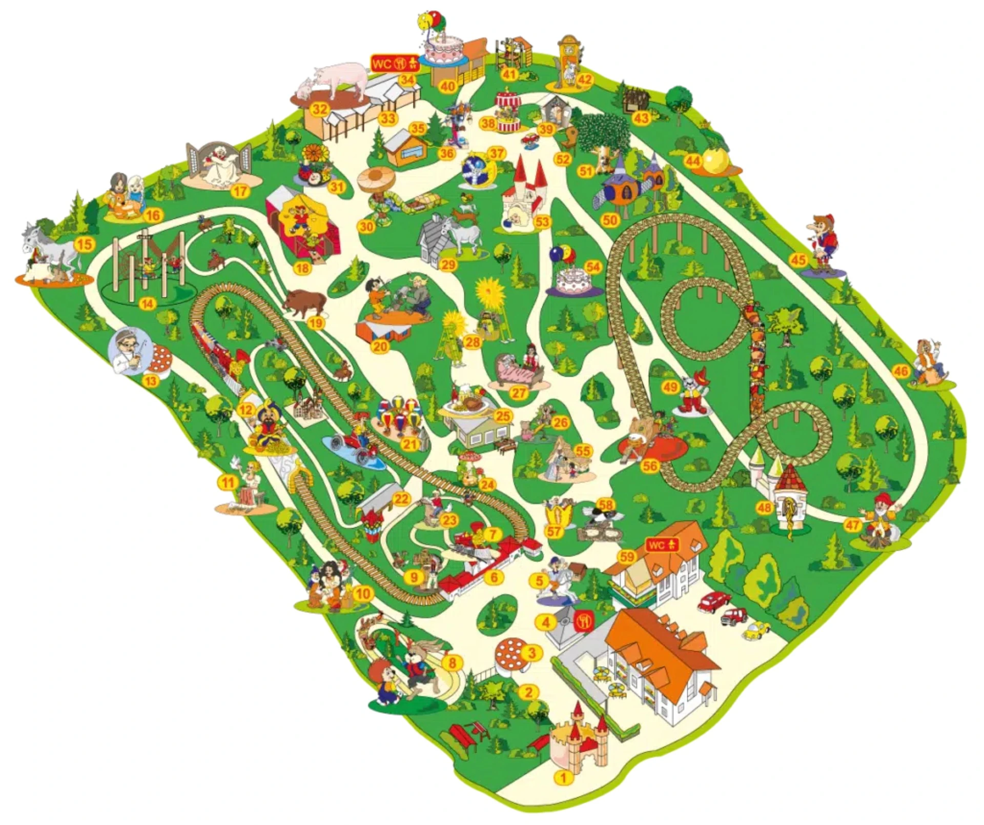 Freizeitpark Märchenwald im Isartal Map 2025