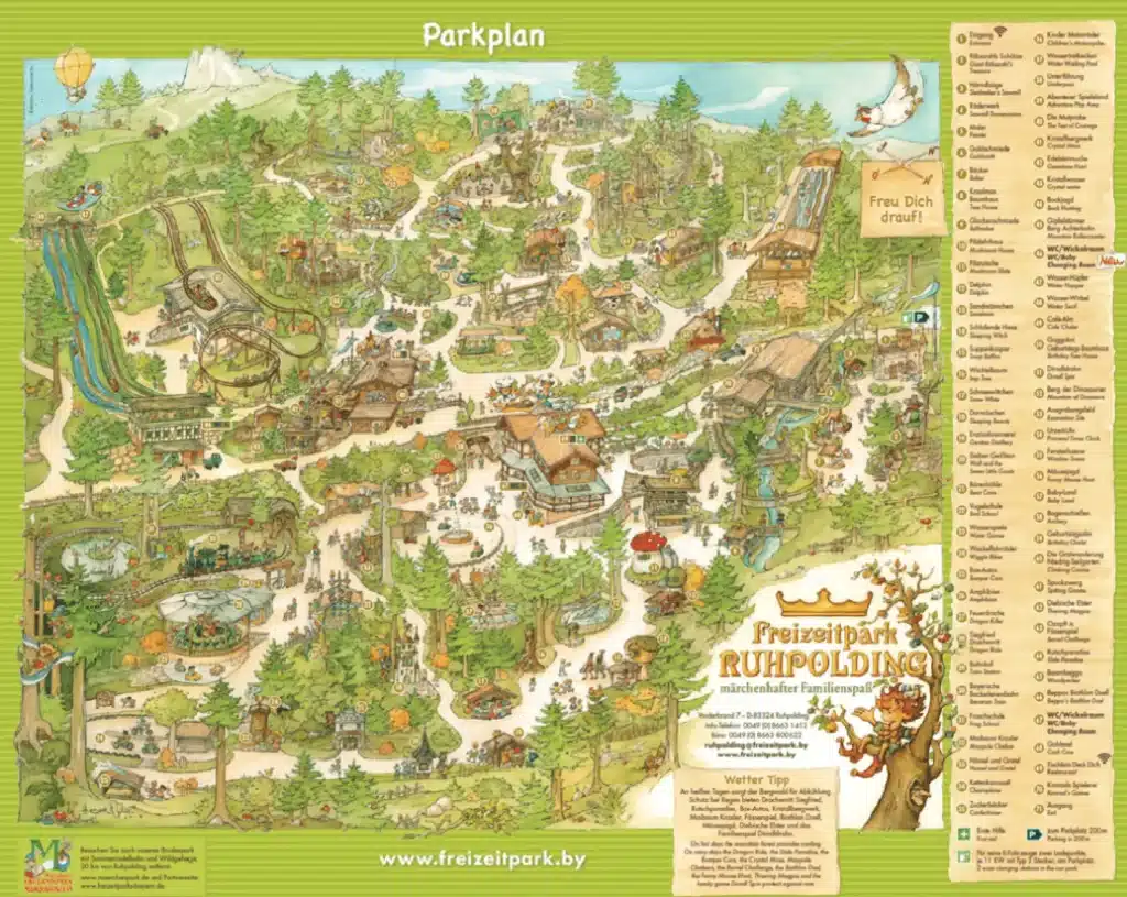 Freizeitpark Ruhpolding Map 2023
