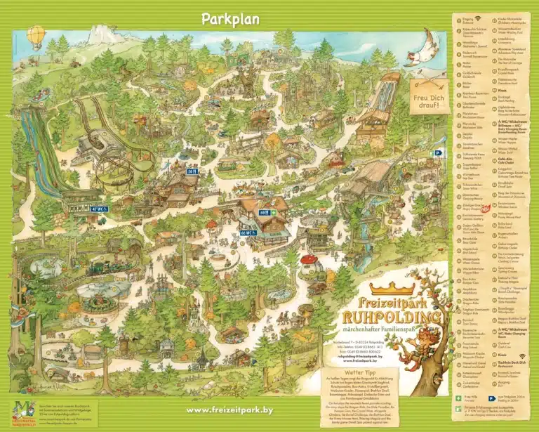Freizeitpark Ruhpolding Map 2024