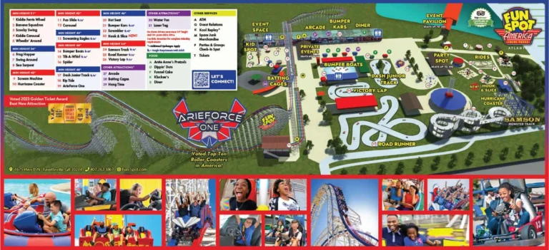 Fun Spot America Atlanta Map 2025