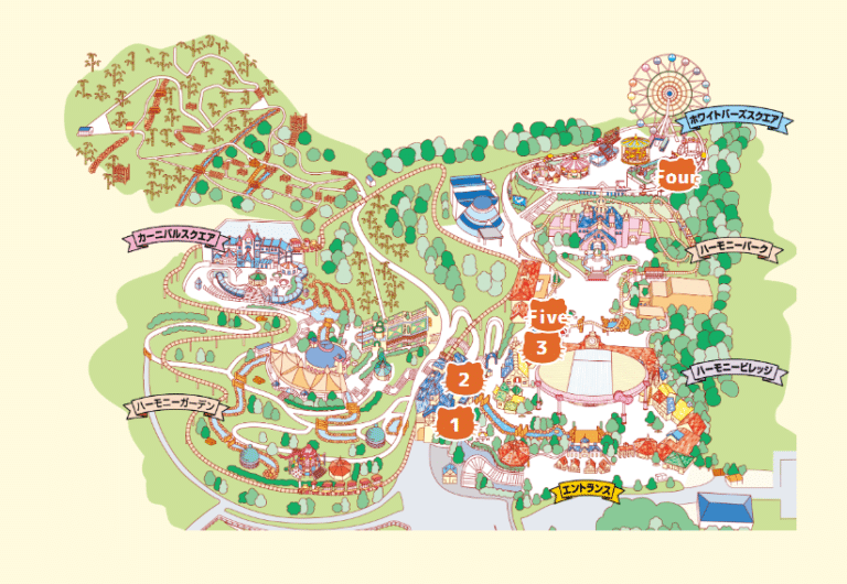 Harmonyland Map 2023