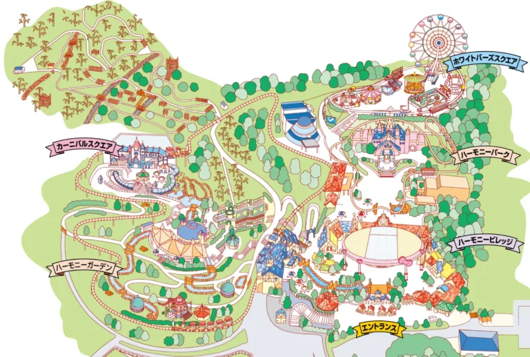 Harmonyland Map 2025