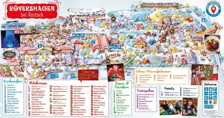 Karl's Adventure Village Rövershagen Winter Map 2023