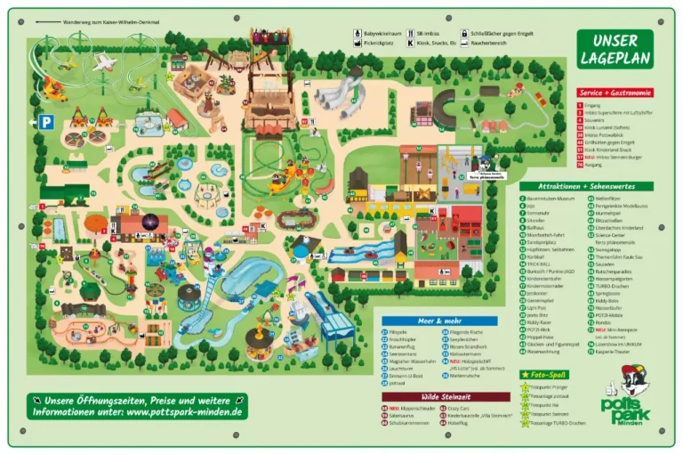 Potts Park Map 2023