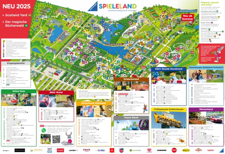 Ravensburger Spieleland Map 2025