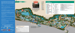 Schlitterbahn Waterpark New Braunfels Map and Brochure (2025 - 2014