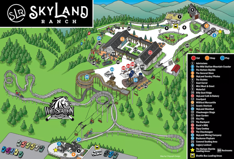 SkyLand Ranch Map 2023