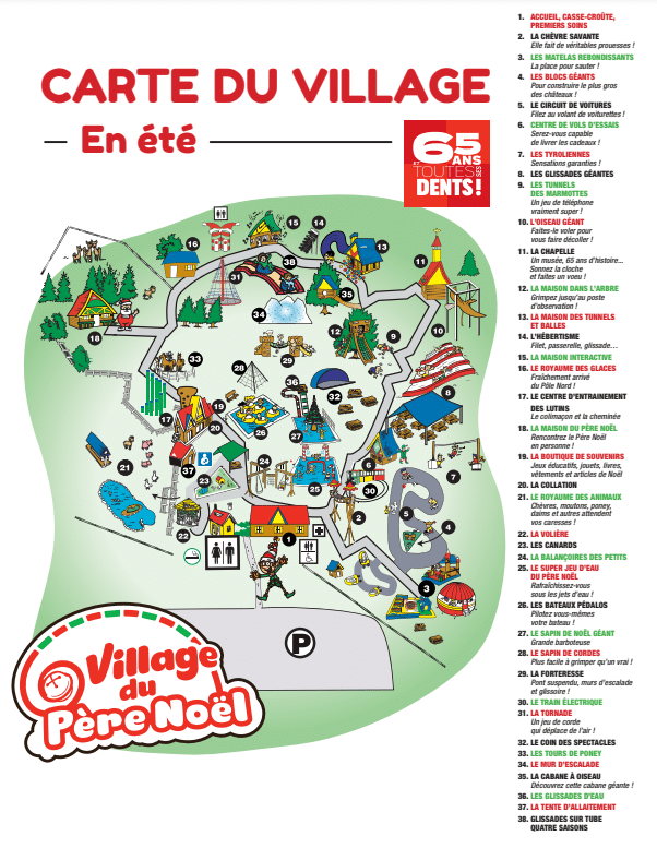 Village Du Père Noël Inc Map and Brochure (2019 – 2021)