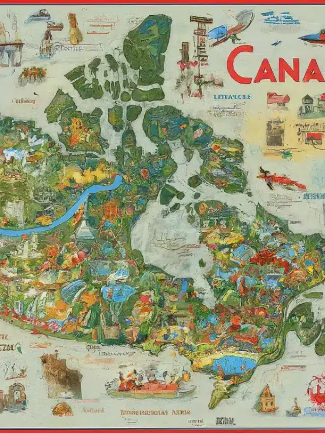 Best Canada Theme Parks map