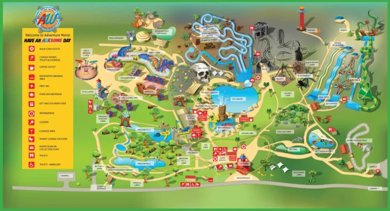 Adventure World Australia Map 2023