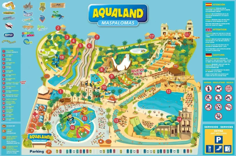 Aqualand Maspalomas Map 2024