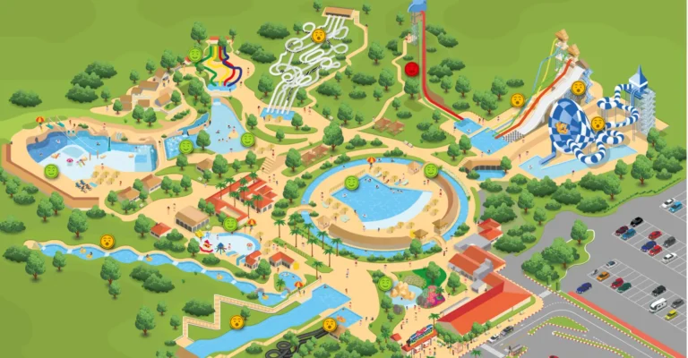 Aqualandia Benidorm Map 2023