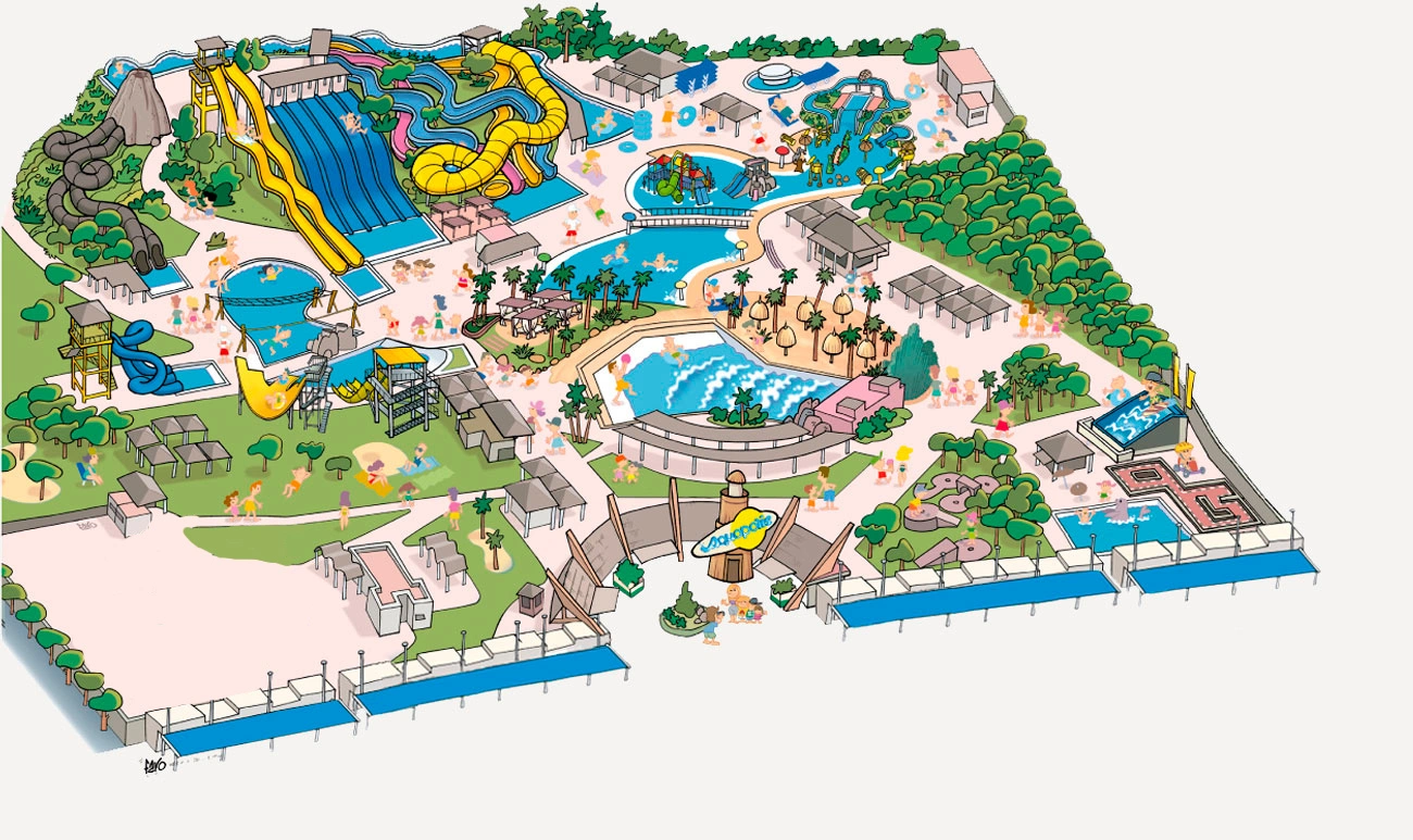 Aquopolis Costa Daurada Map 2025