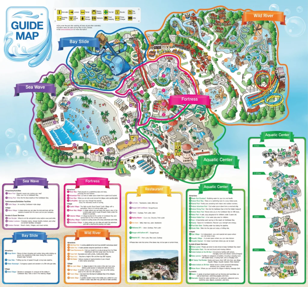 Caribbean Bay Map 2023