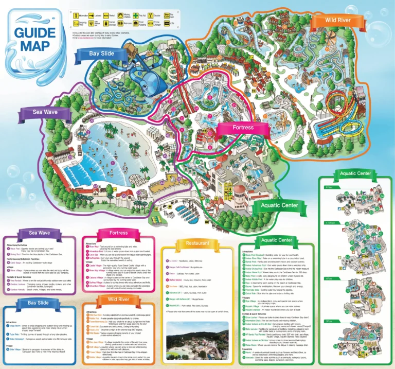 Caribbean Bay Map 2023