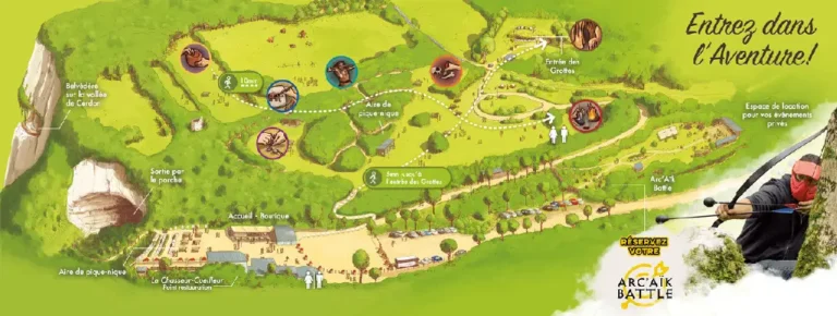 Cerdon Caves - Prehistoric Amusement Park Map 2023
