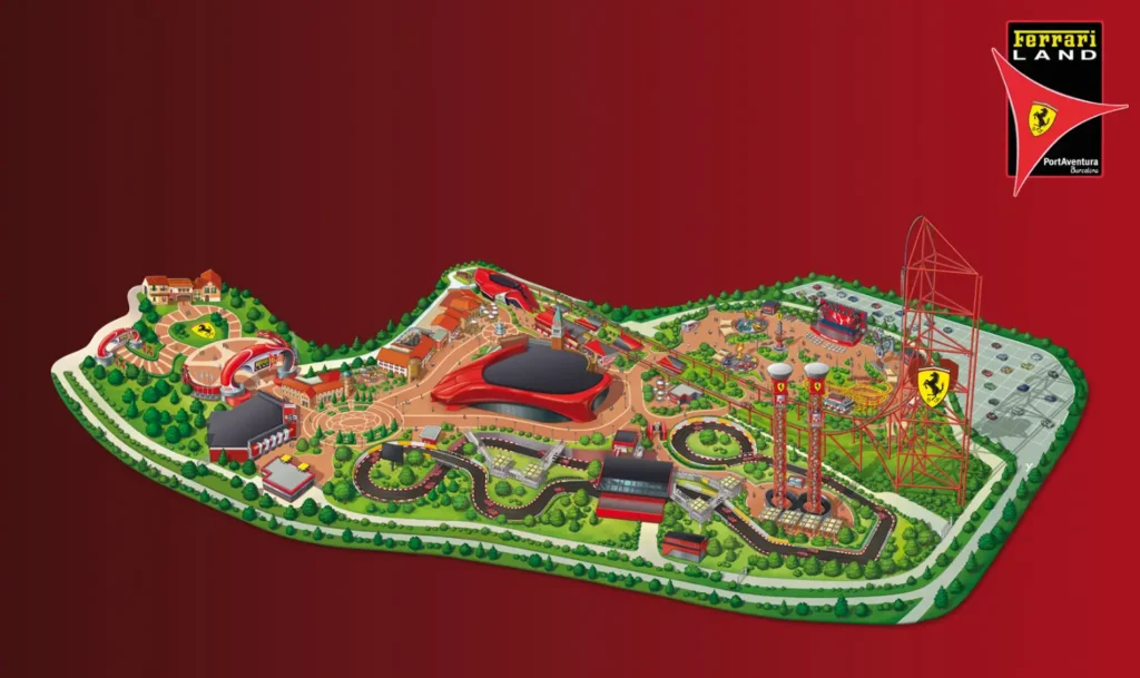 Ferrari Land Map 2021
